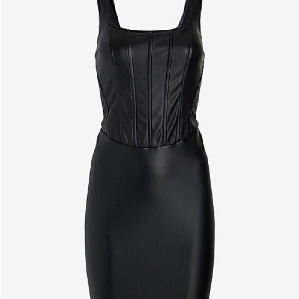 Express Black Sleeveless Dress